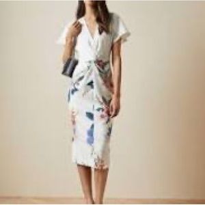 NWT Ted Baker Jamboree Twist Midi Dress size 3